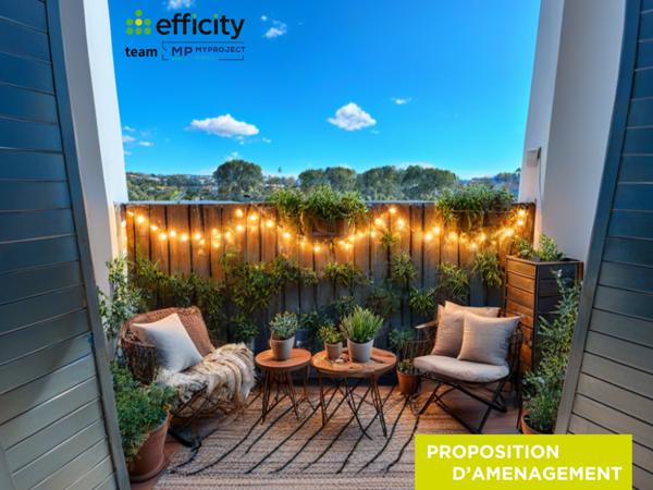 Appartement 3 pièces - 84 m² Exclusivité efficity