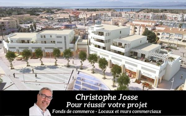 PORT LEUCATE -  MURS COMMERCIAUX 74 m² avec garage
