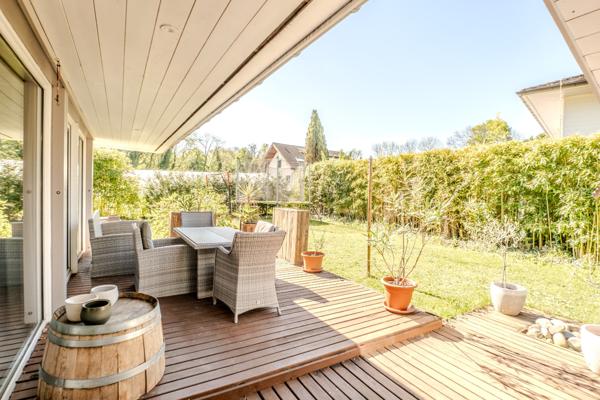Anthy-sur-Léman maison lumineuse avec garage, terrasse et jardin