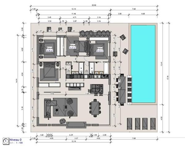 Villa de standing à Saint-Lucie de Porto-Vecchio