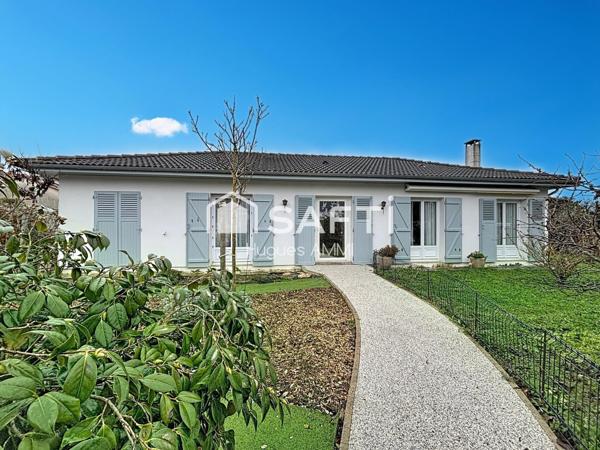 Maison non mitoyenne 3 chambres avec garage et jardin