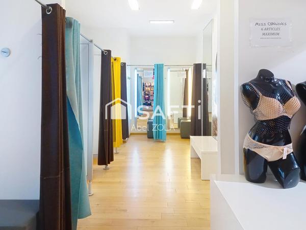 Fonds de commerce de deux pièces.