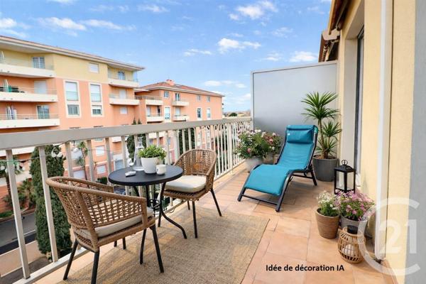 Appartement T2 à vendre  2 pièces - 23,20 m2 FREJUS - 83