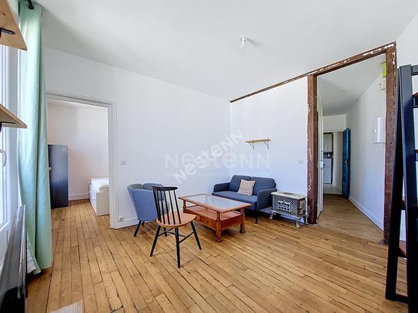 Nantes Perverie / Petit Port - T2 meublé - 36 m² dernier étage