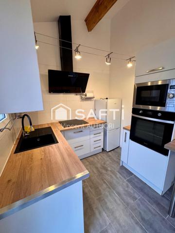 Appartement T2 entièrement rénové et climatisé avec extérieur aménagé