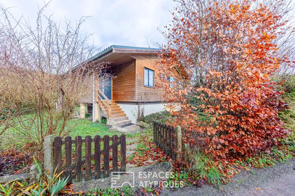 Chalet sur le domaine de l’Île Verte de Juziers à moins de 50 minutes de Paris