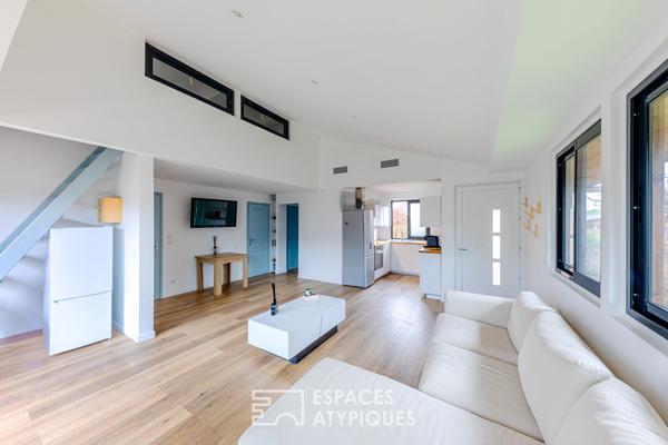 Chalet sur le domaine de l’Île Verte de Juziers à moins de 50 minutes de Paris