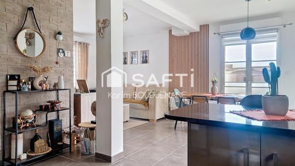 Maison de 3 chambres, 251 m2 de terrain, parkings...