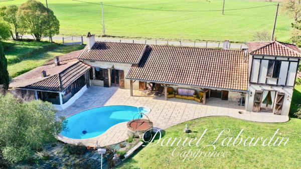 Maison à vendre 6 pièces proche de MIRAMONT DE GUYENNE (47)