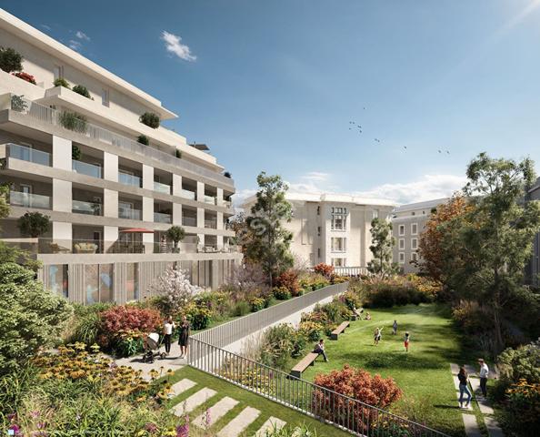 Nantes Monselet / Studio 24,61m² / résidence neuve COUR MONSELET / Livré en Aout 2025