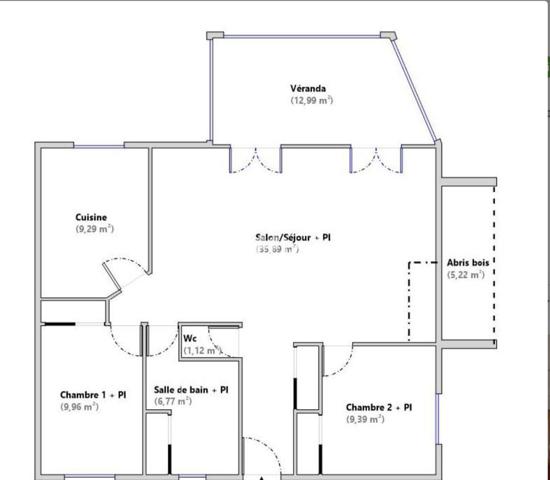 Maison 4 pièces - 75 m² Exclusivité efficity