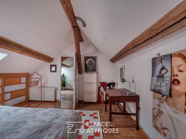 La grange revue par un architecte avec un jardin au calme et sans vis-à-vis