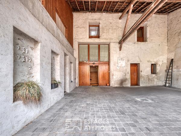 La grange revue par un architecte avec un jardin au calme et sans vis-à-vis