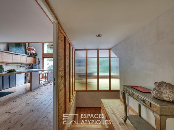 La grange revue par un architecte avec un jardin au calme et sans vis-à-vis