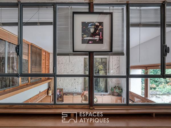 La grange revue par un architecte avec un jardin au calme et sans vis-à-vis