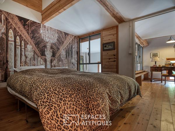 La grange revue par un architecte avec un jardin au calme et sans vis-à-vis