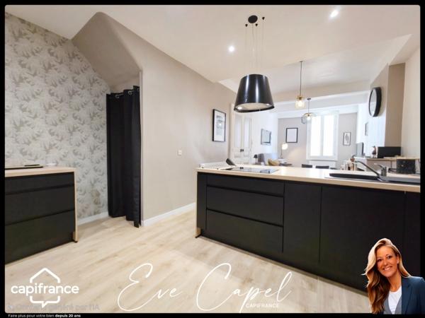 Maison à vendre 4 pièces PEZENAS (34), Coeur Historique proche place de la République - Entièrement rénovée + Garage en location