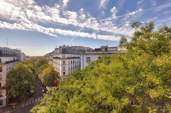 Paris 18 : 2 pièces avec balcon et vue sur le Sacré-Coeur