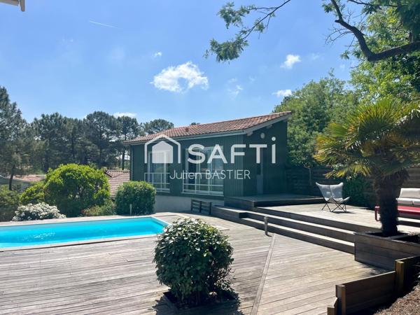 Lacanau océan - Très belle propriété,  maison et annexe de 155m2, 5 chambres, piscine, garage