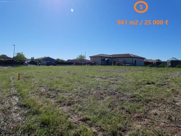 À vendre - Terrain projet construction 941 m² situé à Masseube (32140)