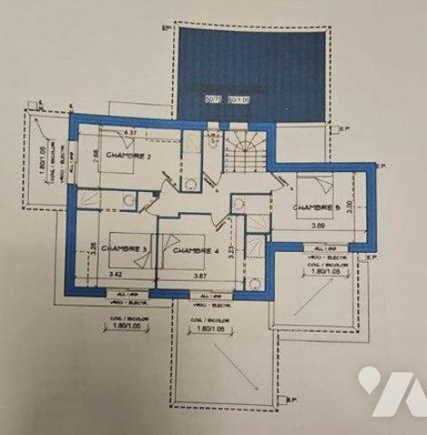 Maison Neuve - 5 chambres - 5 salles d'eau - Pièce de vie 64m²