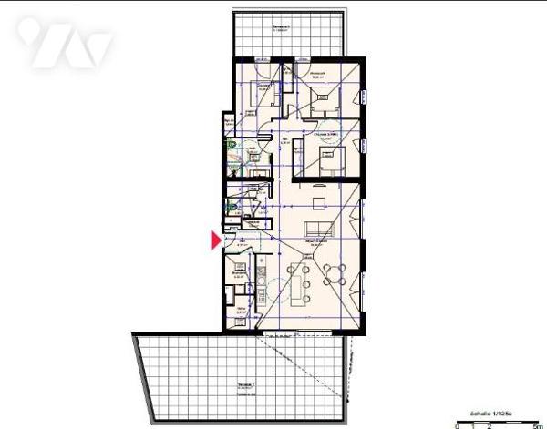 Appt.T4 centre ville de Valence