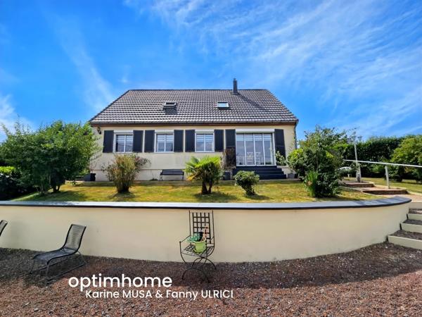 MONDREPUIS (02) - 🏡 Vente pavillon individuelle, semi-plain-pied avec 6 chambres 🛏️🛏️🛏️🛏️🛏️🛏️, sous-sol 🚗 et jardin de près de 10 ares ☘️