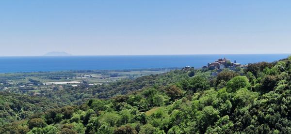 Dpt Corse (20), à vendre SORBO OCAGNANO MAISON 160m² SUR 900m² DE TERRAIN - BELLE VUE MER