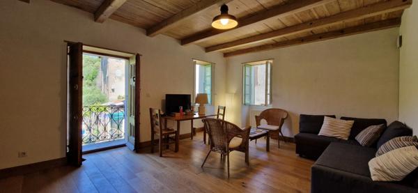 Dpt Corse (20), à vendre SORBO OCAGNANO MAISON 160m² SUR 900m² DE TERRAIN - BELLE VUE MER