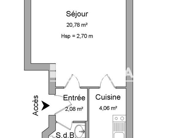 Location Studio 30.02 m² - 3 BIS PASSAGE DU CLOS Garches 92380