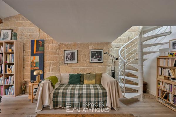 Superbe appartement sous les toits dans l’Ecusson