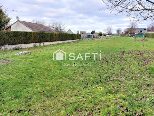 Terrain à bâtir viabilisé de 632m²