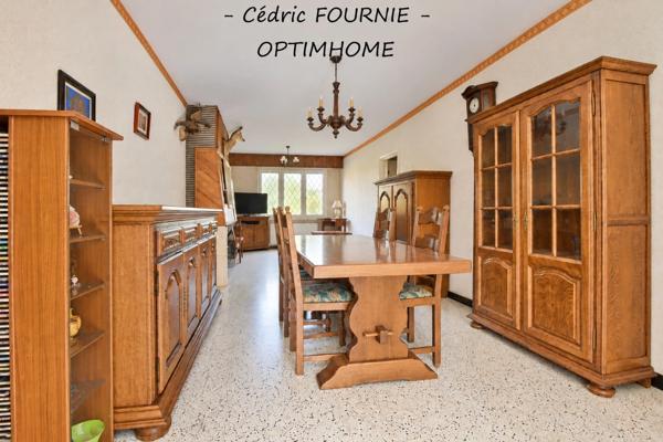 WAMBRECHIES (59)  – MAISON A VENDRE : 5 PIÈCES – 3 CHAMBRES – JARDIN – TERRASSE – VÉRANDA – GARAGE