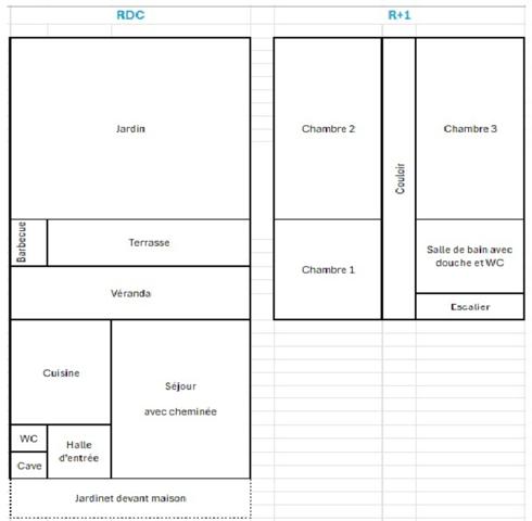 WAMBRECHIES (59)  – MAISON A VENDRE : 5 PIÈCES – 3 CHAMBRES – JARDIN – TERRASSE – VÉRANDA – GARAGE