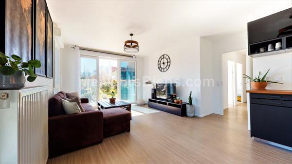 3 pièces 64 m2 avec Rez-de-jardin