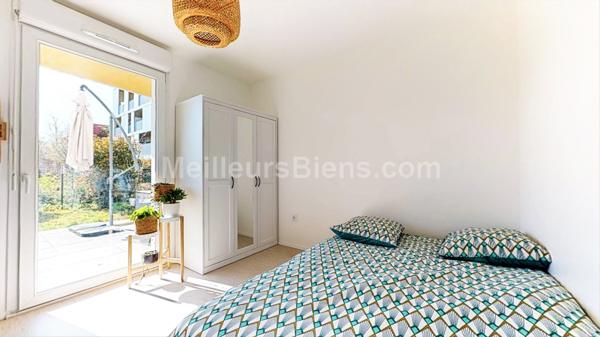 3 pièces 64 m2 avec Rez-de-jardin