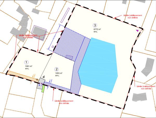 Terrain Constructible non viabilisé avec étang Prée D'Anjou 6772 m²