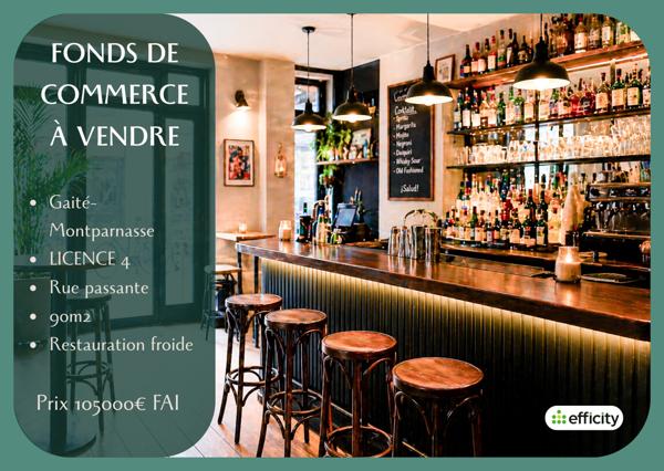 Fonds De Commerce - 90 m²