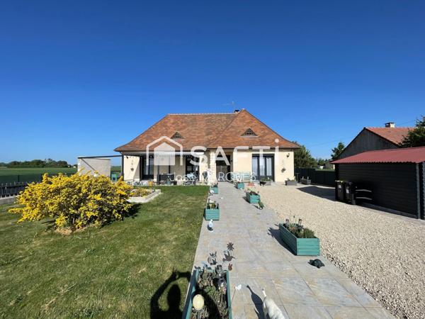 Maison de plain-pied sur sous-sol véranda 4P 98 m2
