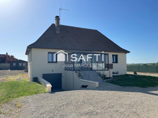 Maison de plain-pied sur sous-sol véranda 4P 98 m2