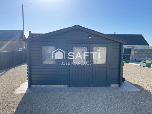 Maison de plain-pied sur sous-sol véranda 4P 98 m2