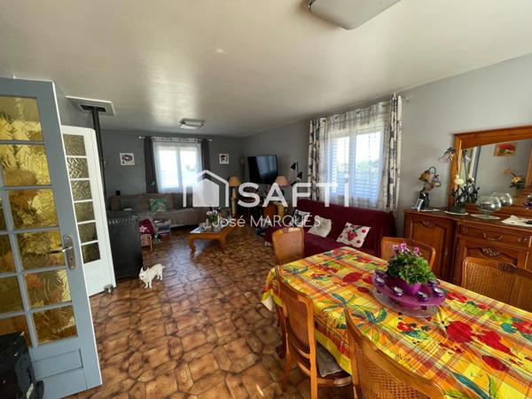 Maison de plain-pied sur sous-sol véranda 4P 98 m2