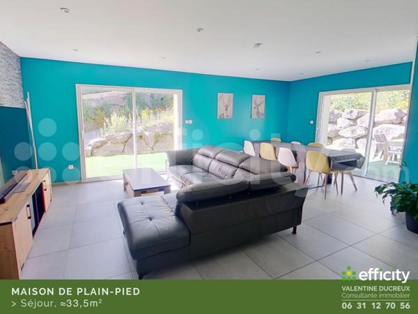 Maison 6 pièces - 128 m² Exclusivité efficity