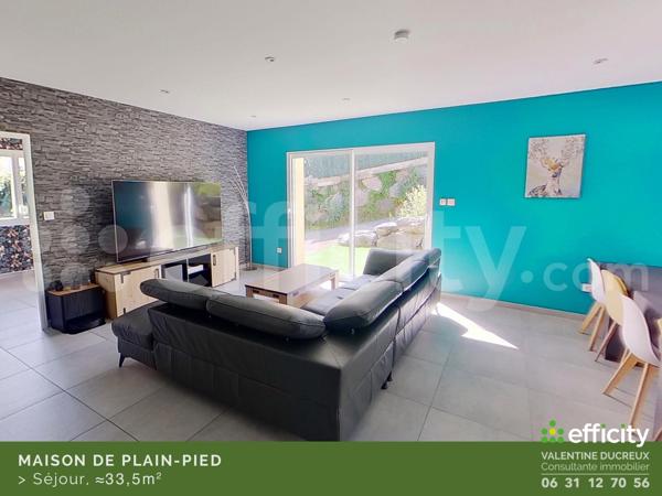 Maison 6 pièces - 128 m² Exclusivité efficity