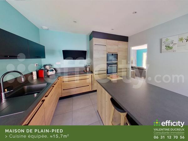 Maison 6 pièces - 128 m² Exclusivité efficity