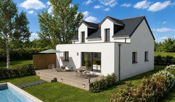 Terrain + Maison à vendre 5 pièces - 98 m²