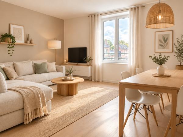 LAMBERSART – APPARTEMENT T3 DE 68 M² – GARAGE - CAVE LAMBERSART