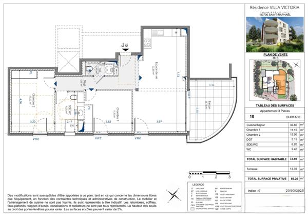 Immobilier Saint-Raphaël (83700) – Appartement 52m2 – 279 000 €
