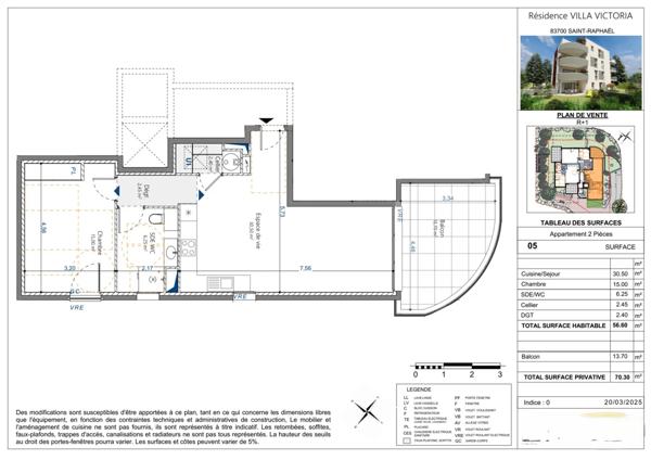 Immobilier Saint-Raphaël (83700) – Appartement 52m2 – 279 000 €