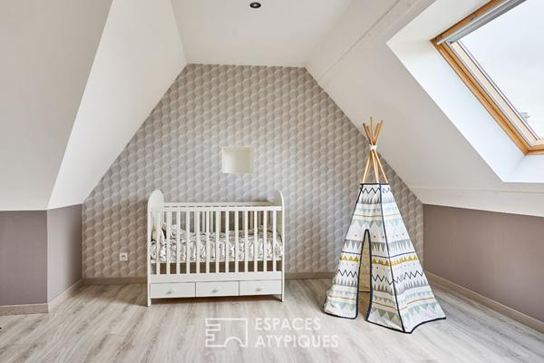 Maison en pierre rénovée avec terrasse aux portes de Caen